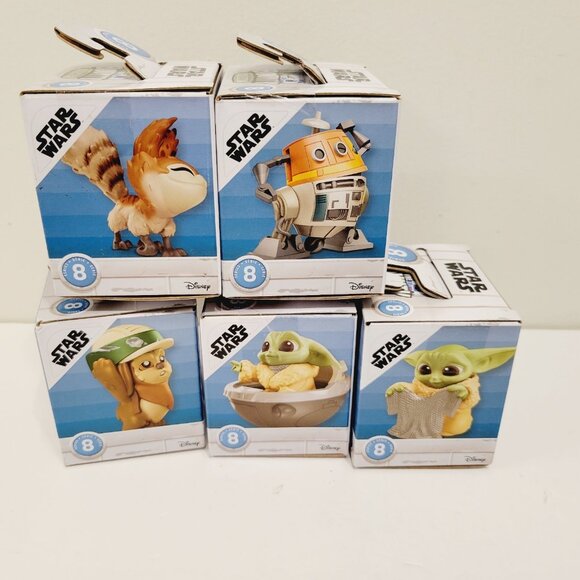 Star Wars The Bounty Collection Series 8 Set of 5 43-46, 48 Loth Grogu Wicket - Picture 2 of 4